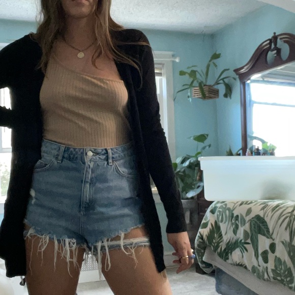 Tan One Shoulder Bodysuit - Picture 6 of 8